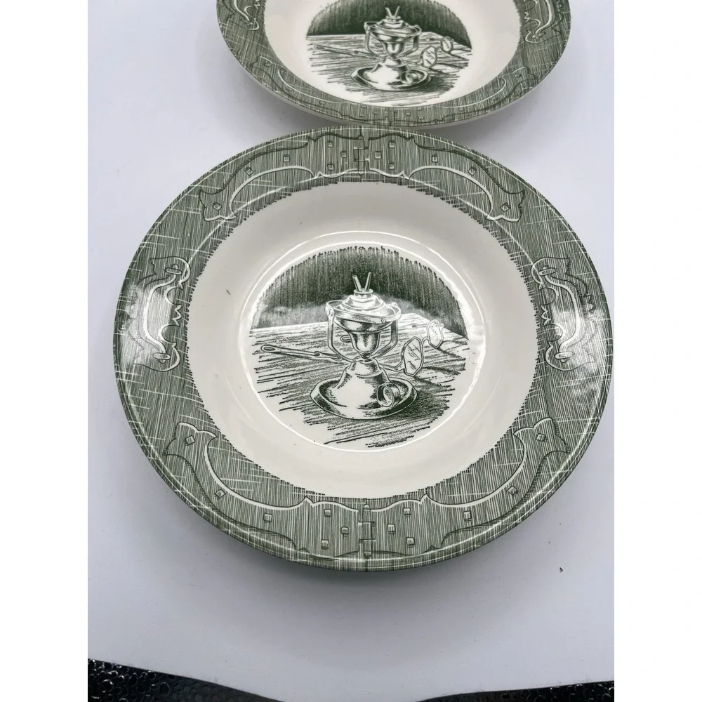 The Old Curiosity Shop Set Of 2 Soup Bowls 8.25